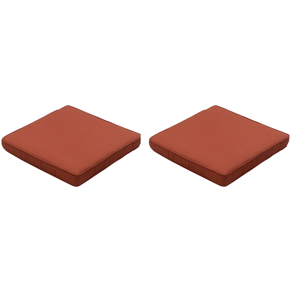 Lounge Profi-Line Sitzkissen Panama terra - ca. 60x60 cm - 2er-Set