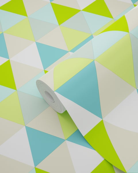 Rolle Tapete mit geometrischem Dreiecksmuster