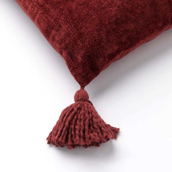 Nino Dekokissen - Unifarben 45x45 cm, Rot