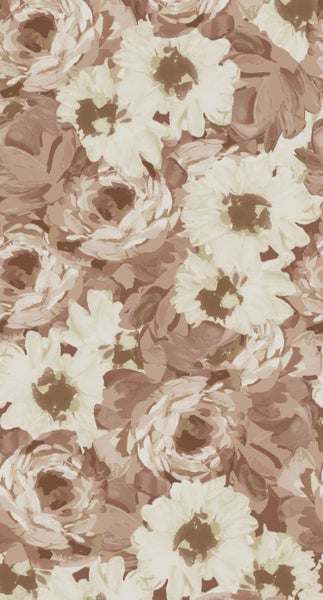 ESTAhome Fototapete Blumenmuster Altrosa - 150 x 279 cm - 159209
