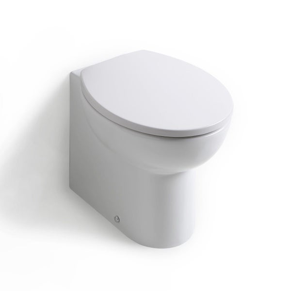 Stand-WC aus Sanitärkeramik, weiß glänzend | Patascoss
