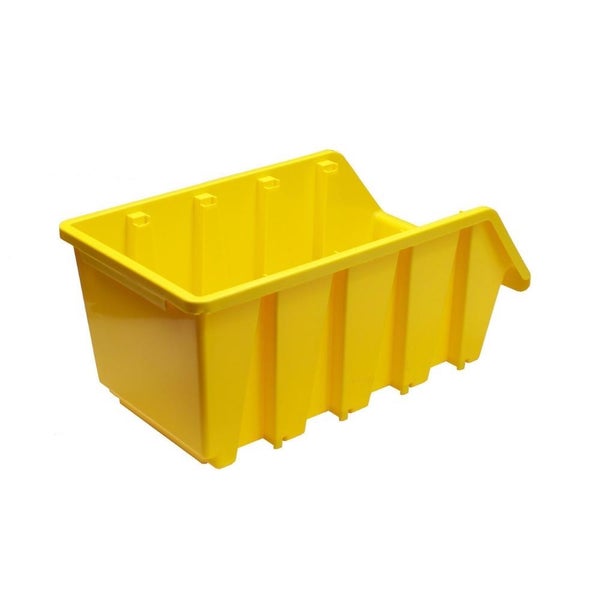 PROREGAL SuperSparSet 5x Sichtlagerbox 2 HxBxT 7,5 x 11,6 x 16,1 cm Polypropylen Gelb