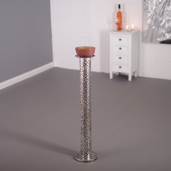 Kerzenleuchter  ETERNAL 80 cm, Metall antik-silber