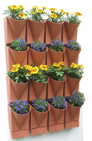16x Wandgarten Hängegarten Blumentopf Blumenkasten