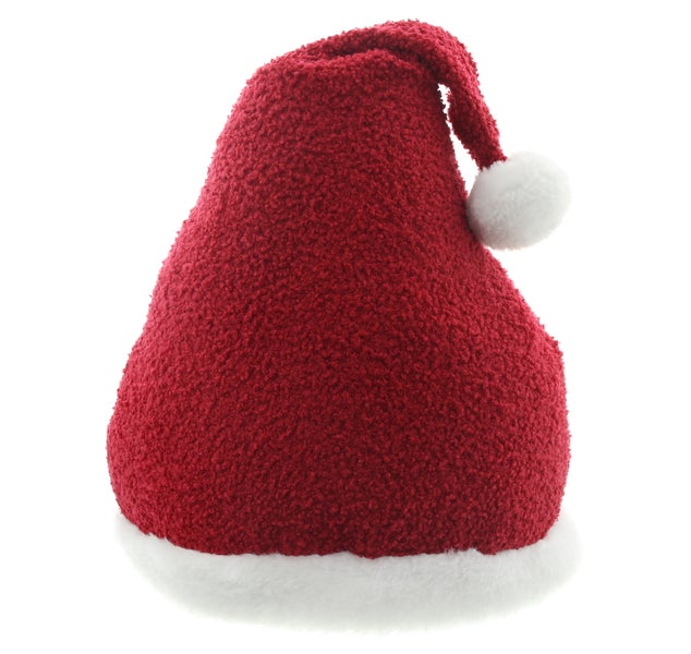 Weihnachtsmannmütze mit Bommel