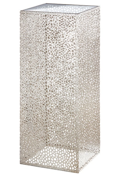 Säule GILDE Säulen Höhe 70cm Breite 27cm champagnerfarben Metall