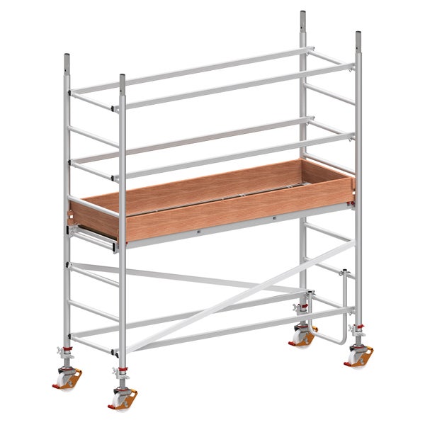 Fahrgerüst mit Holzablage