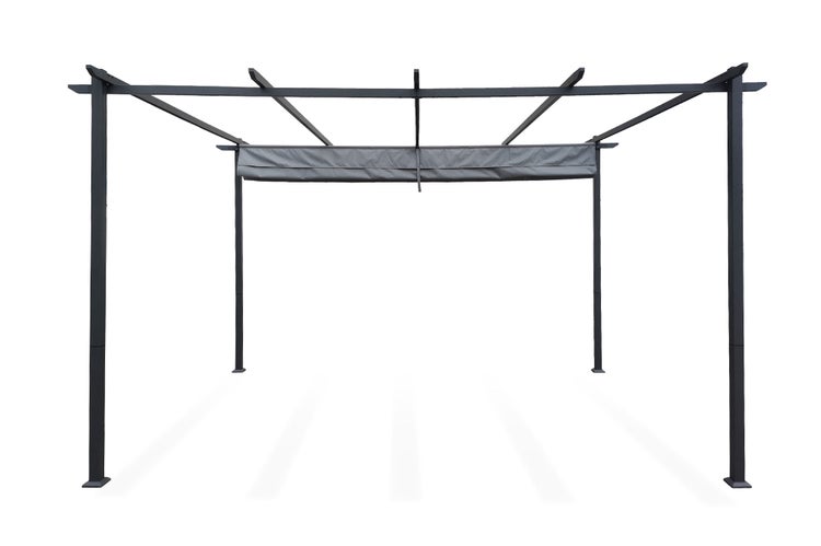 Pergola MIRA 400S300 Hellgrau Freistehend
