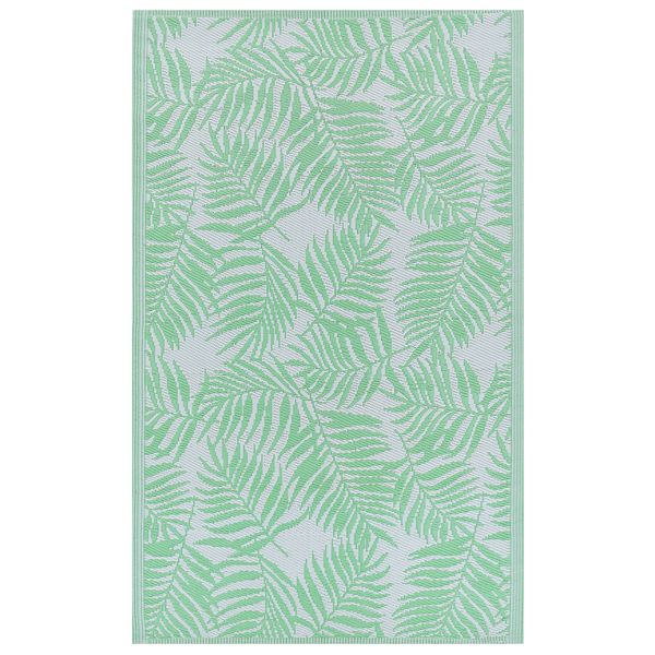 Outdoorteppich KOTA 120 x 180 cm Hellgrün Zweiseitig