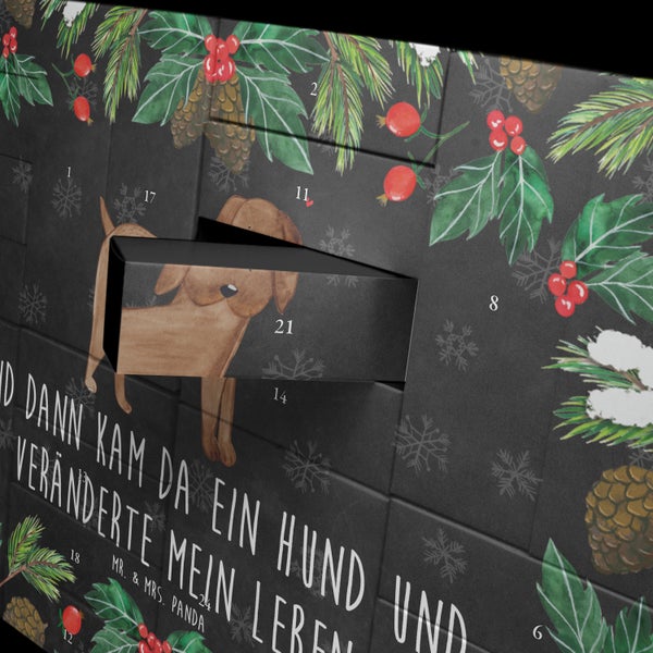 Mr. & Mrs. Panda Befüllbarer Adventskalender Hund Dogge - Schwarz
