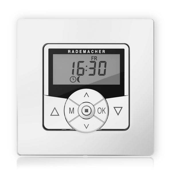 Rademacher Zeitschaltuhr Troll Standard 5620-UW | mit Rahmen | Ultraweiß
