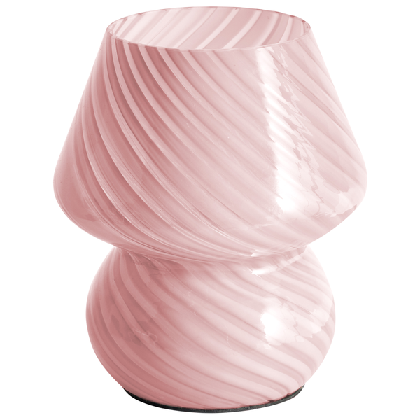 Tischleuchte LOBO Glas Rosa