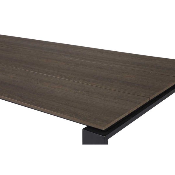Martinus Gartentisch 100x210cm schwarz,braun. 210 X 100 X 75 cm