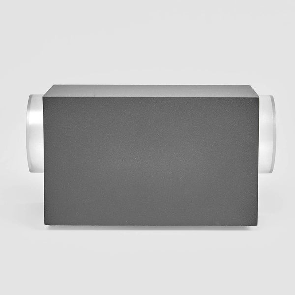Lindby Wandleuchte außen Jovan (spritzwassergeschützt (Modern) in Alu aus Aluminium (2 flammig, GU10) - Außenwandleuchten Wandlampe Led Außenlampe Outdoor für Außenwand/Hauswand Haus