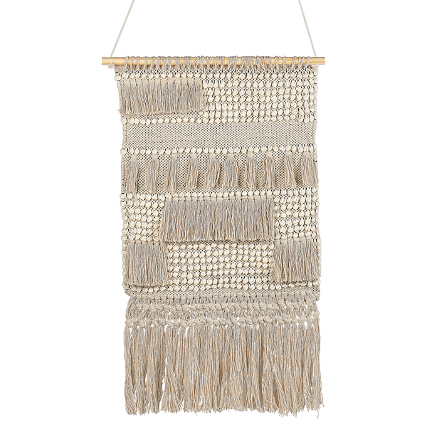Wandbehang GUJRAT Baumwolle 102 cm Beige