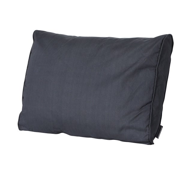 Lounge Rückenkissen Basic schwarz - ca. 43x73 cm - 2er-Set