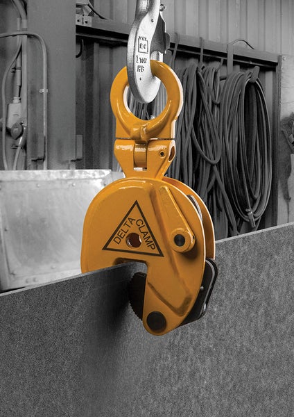 Plattenklemme zum Heben von Materialien