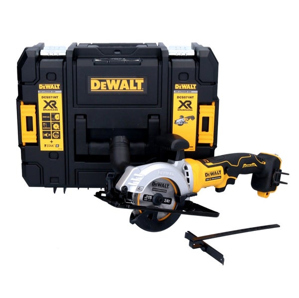 DeWalt Akku Handkreissäge DCS571NT mit TSTAK Koffer und Parallelanschlag