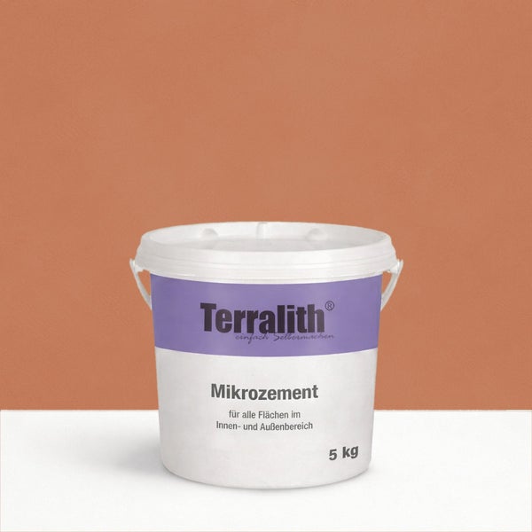 Terralith Mikrozement Eimer für den Innen- und Außenbereich, 5 Kilogramm