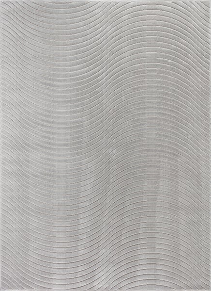 Moderner Skandinavischer Teppich für Innen-/Außenbereich Grau 120x170 cm AYUMI