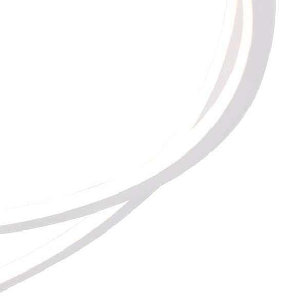 Abstraktes Bild von gebogenen Lichtlinien.