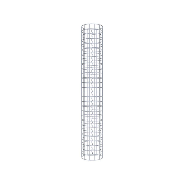 Gabionensäule Durchmesser 22 cm MW 5 x 5 cm rund - Höhe: 140 cm
