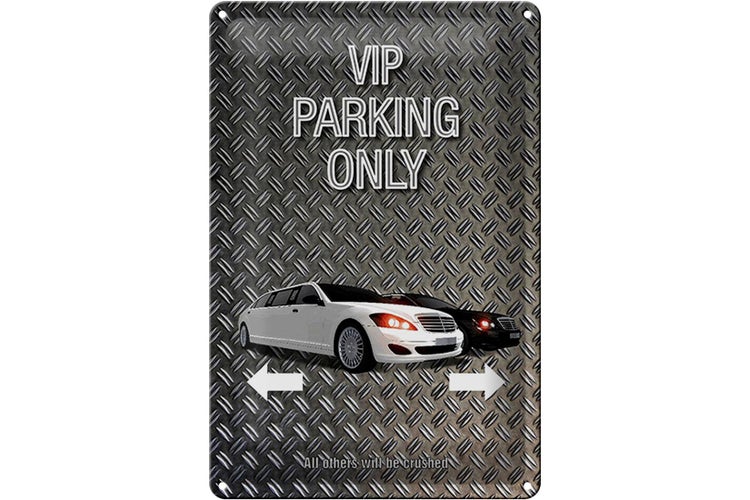 Blechschild Spruch 20x30cm Parken VIP parking only