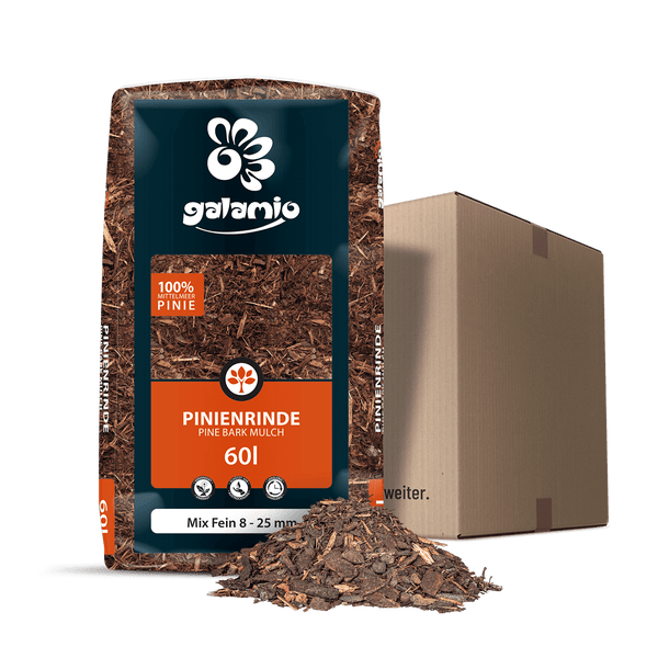 Galamio Rindenmulch Pinie Mix Fein 60l