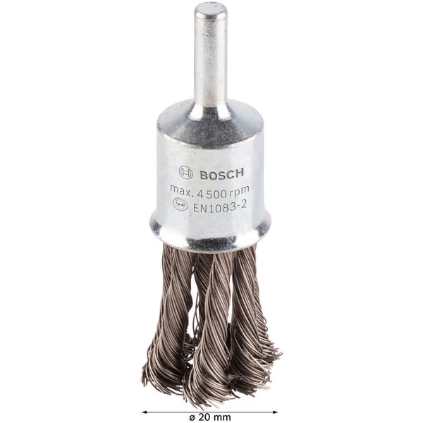 Bosch PRO Stainless Steel heavy Pinselbürste 19 x 0,35 mm gerader Schaft - 2608622129