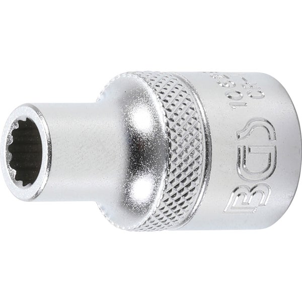 BGS Steckschlüssel-Einsatz Zwölfkant Antrieb Innenvierkant 12,5 mm (1/2) SW 8 mm - 10628