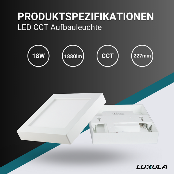LED CCT Aufbauleuchte mit Produkt Spezifikationen