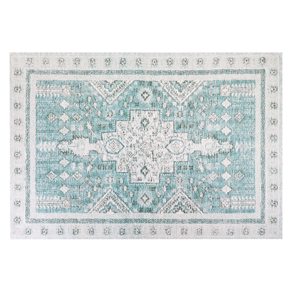 Teppich FULLA Mintgrün 160 x 230 cm Baumwolle