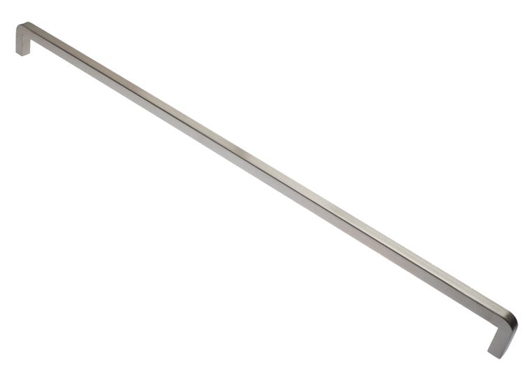 Langer, rechteckiger Stangengriff aus Metall für Schränke und Schubladen.