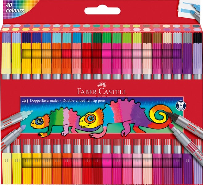 Faber-Castell Doppelfasermaler 40er Set