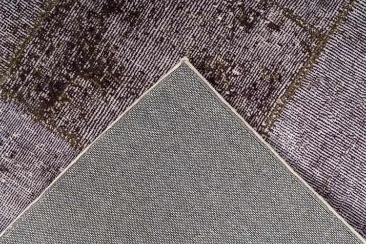 Kurzflor Teppich Nerina Anthrazit Modern, Vintage-Design 120 x 170 cm