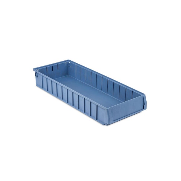 PROREGAL Regalkasten 600 BN Mit Etikett und Schutzhaube HxBxT 9 x 23,4 x 60 cm 9,4 Liter Sichtlagerkasten Sortimentskasten Sortimentsbox Kleinteilebox