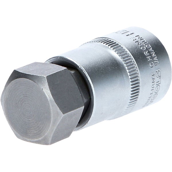 BRILLIANT TOOLS 1/2 Innensechskant Bit-Stecknuss 55 mm lang 22 mm - BT022869