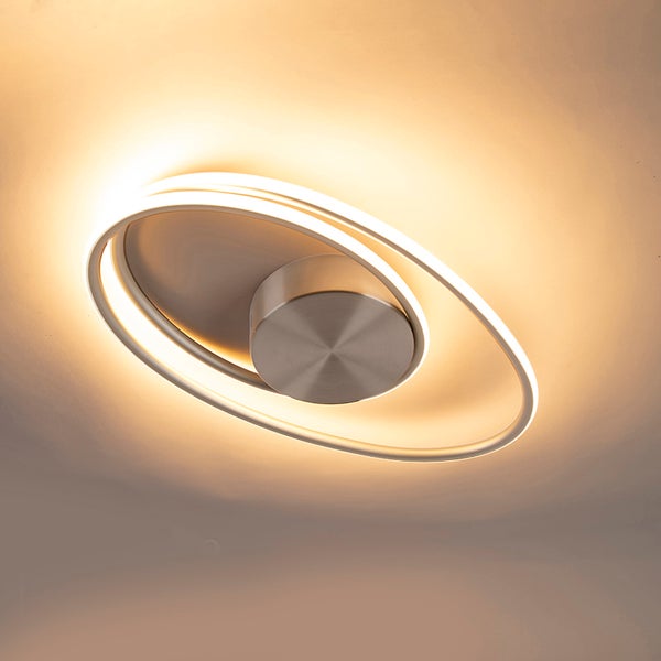 Design Deckenleuchte Stahl inkl. LED 3 Stufen dimmbar - Rowan