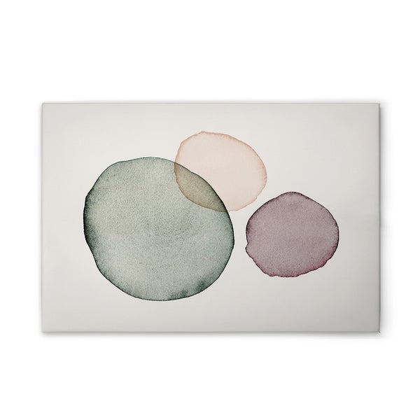 Gemälde mit Kreismotiv auf Leinwand