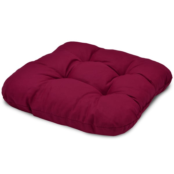 Beautissu Lisa Stuhlkissen 40x40x8cm Rot (4tlg)