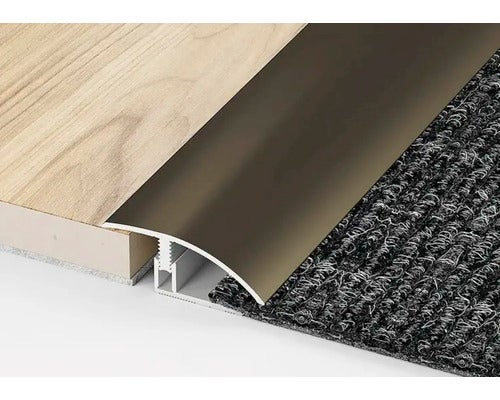Ausgleichsprofil 556 Alu eloxiert schwarz 100 cm