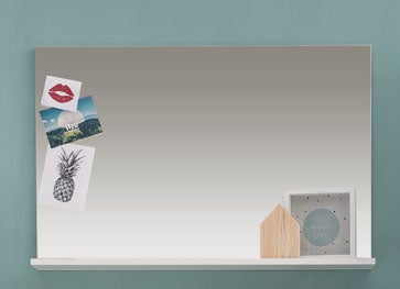 Amira Spiegel weiss. 91 X 14 X 60 cm