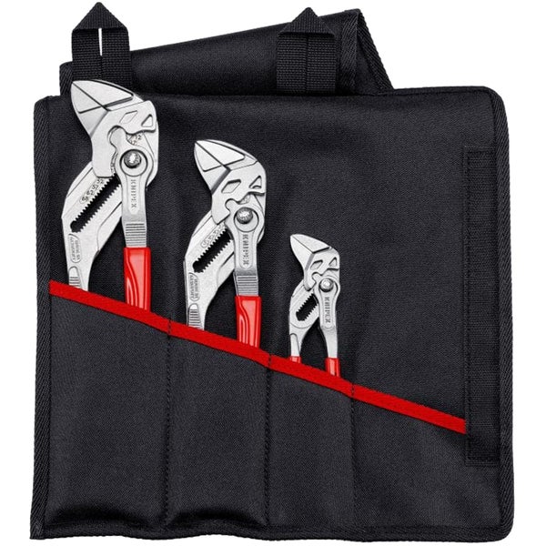 Knipex Zangenschlüssel-Set 3tlg. in Tasche - 001955S7