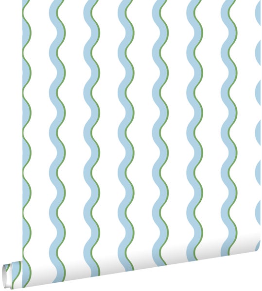 Tapetenrolle mit Wellenmuster