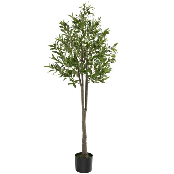 Künstlicher Olivenbaum im Topf