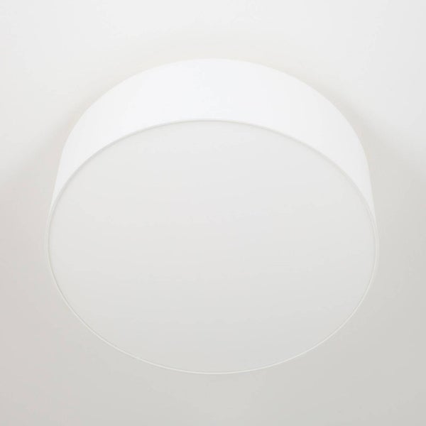 quitani Deckenlampe Gala (Modern) in Weiß aus Aluminium (4 flammig, E27 ) - Textil Deckenleuchte Lampe Wohnzimmerleuchte
