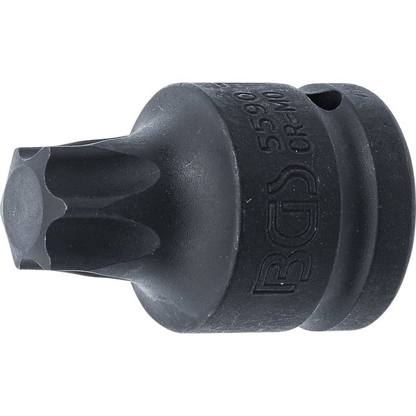 BGS Kraft-Bit-Einsatz Antrieb Innenvierkant 20 mm (3/4) T-Profil (für Torx) T90 - 5590