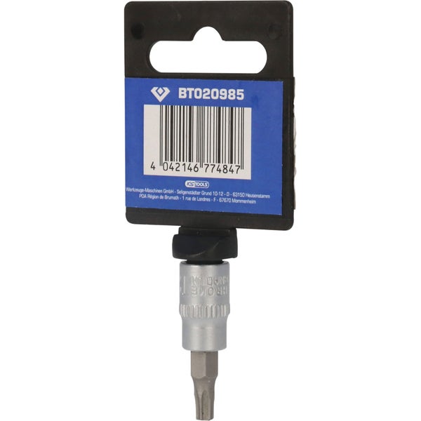 BRILLIANT TOOLS 1/4 Torx-Bit-Stecknuss mit Stirnlochbohrung TB27 - BT020985