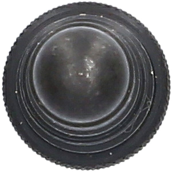 Schwarzer Möbelknopf aus Metall