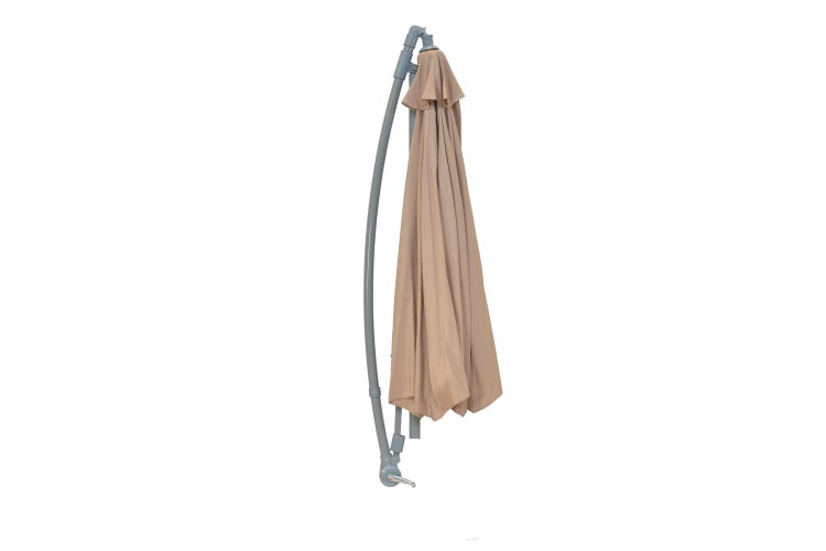 Ampelschirm, rund 300 cm, beige, inkl. Hülle